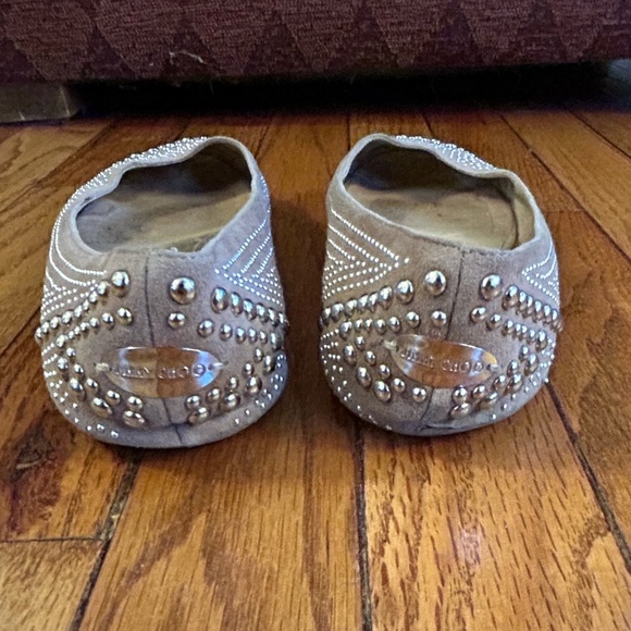 Jimmy Choo Suede Studded Ballet flats, size 37.5 - Picture 5 of 12